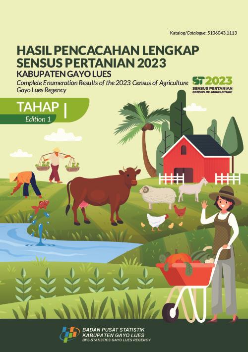 Hasil Pencacahan Lengkap Sensus Pertanian 2023 - Tahap I Kabupaten Gayo Lues